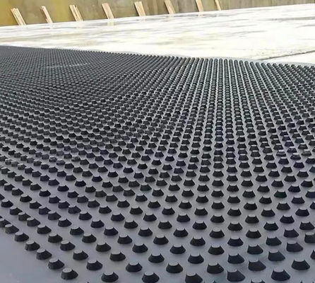 屋根の緑化のための黒いHDPEのプラスチック排水板